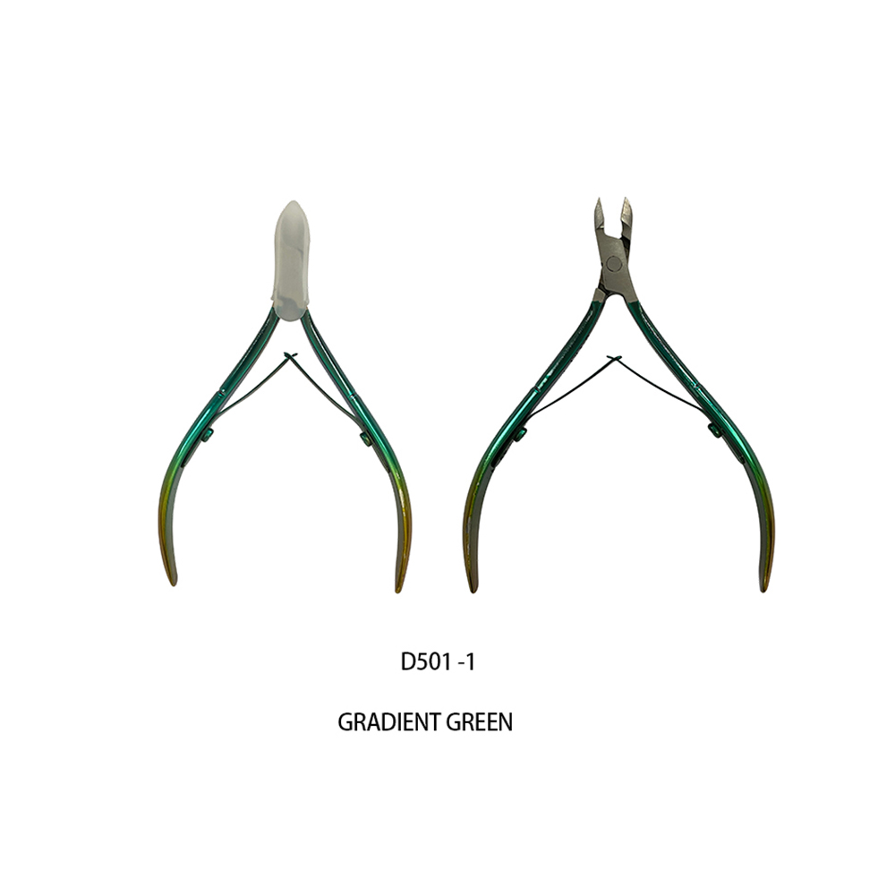 グラデーションカラーの角質はさみ